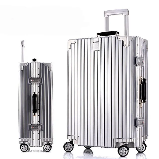 20'24'26'28' Aluminum Frame Spinner Luggage Carry-On Cabin Tsa Scratch Resistant Travel Trolley