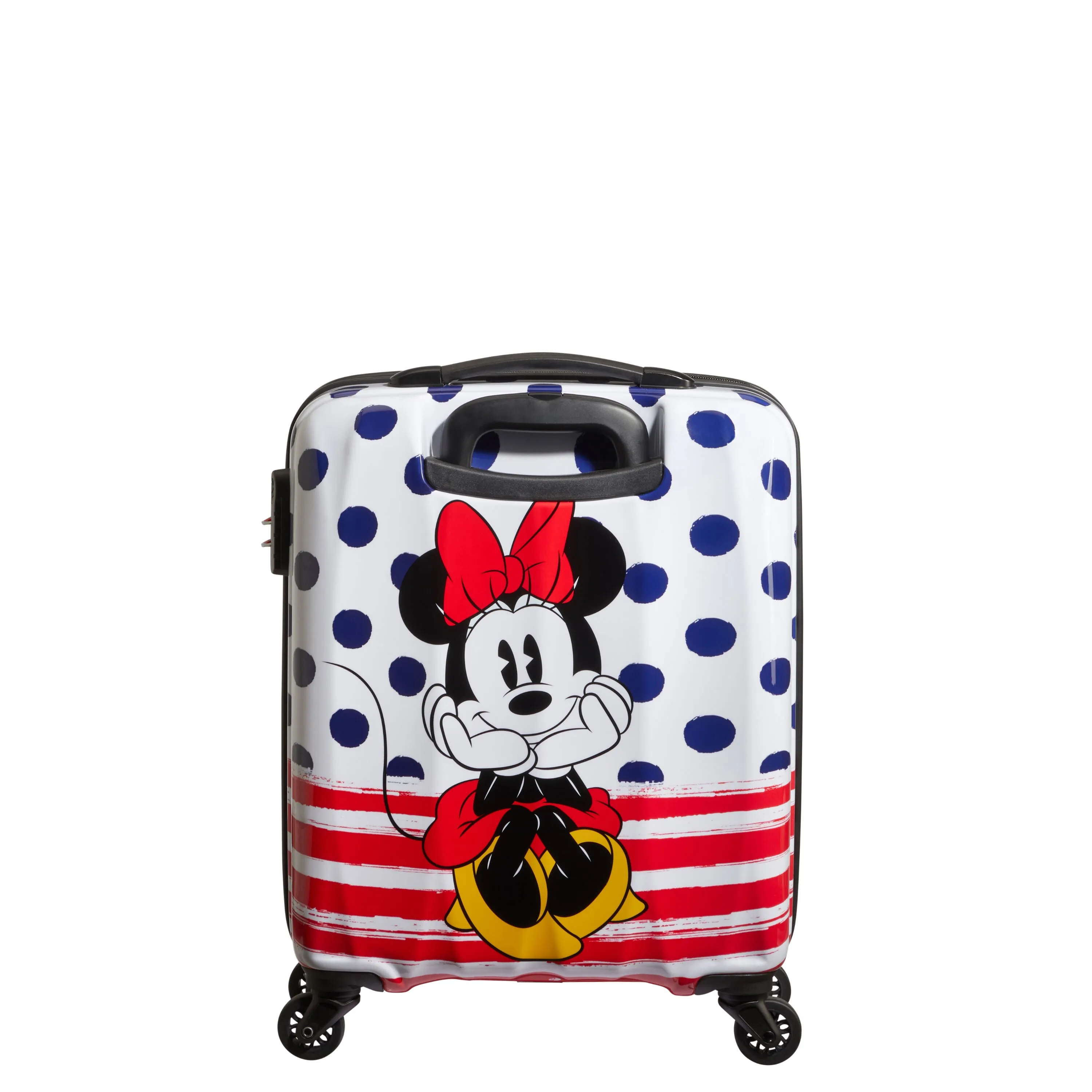 American Tourister Minnie Blue Dots Disney Legends Spinner Carry-On