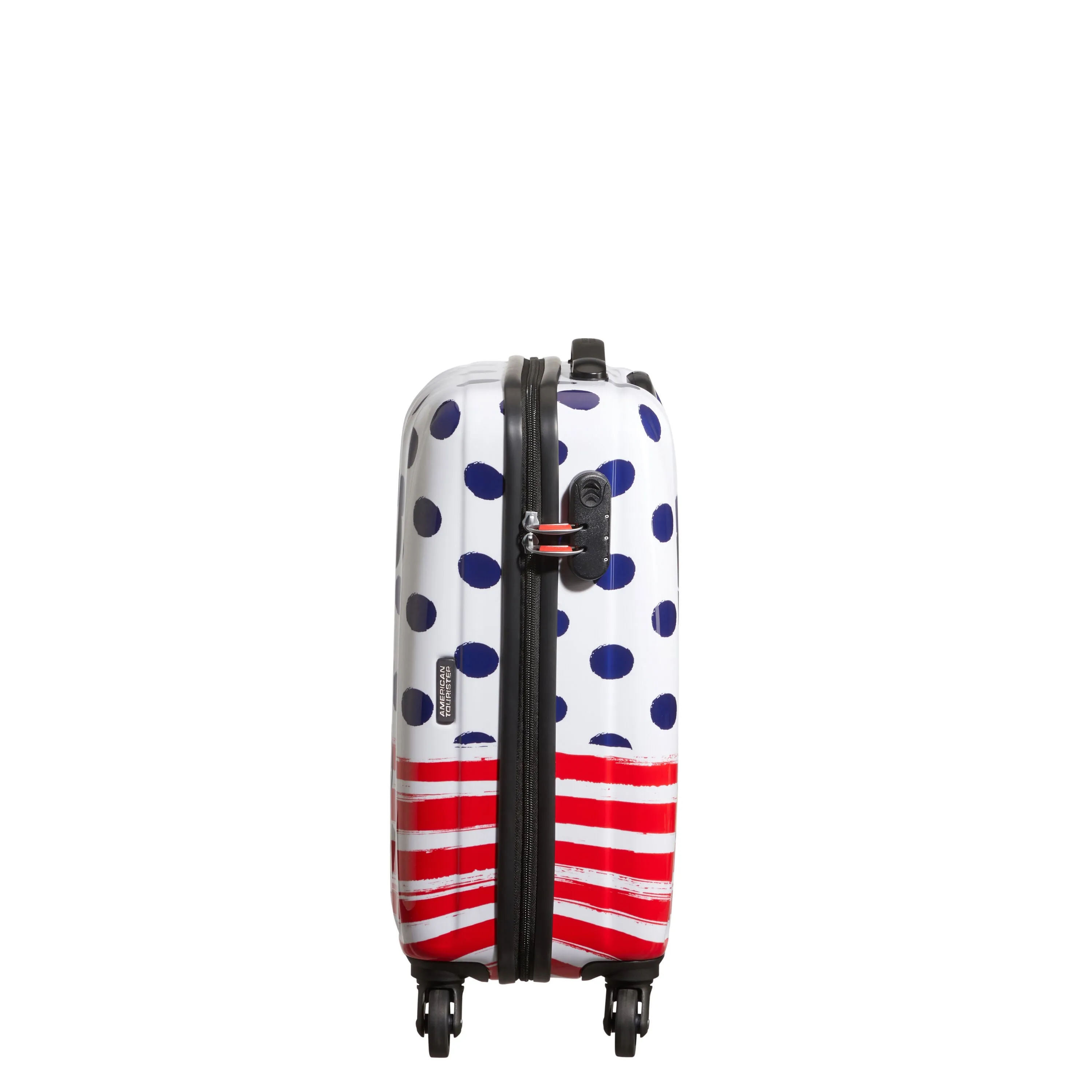 American Tourister Minnie Blue Dots Disney Legends Spinner Carry-On