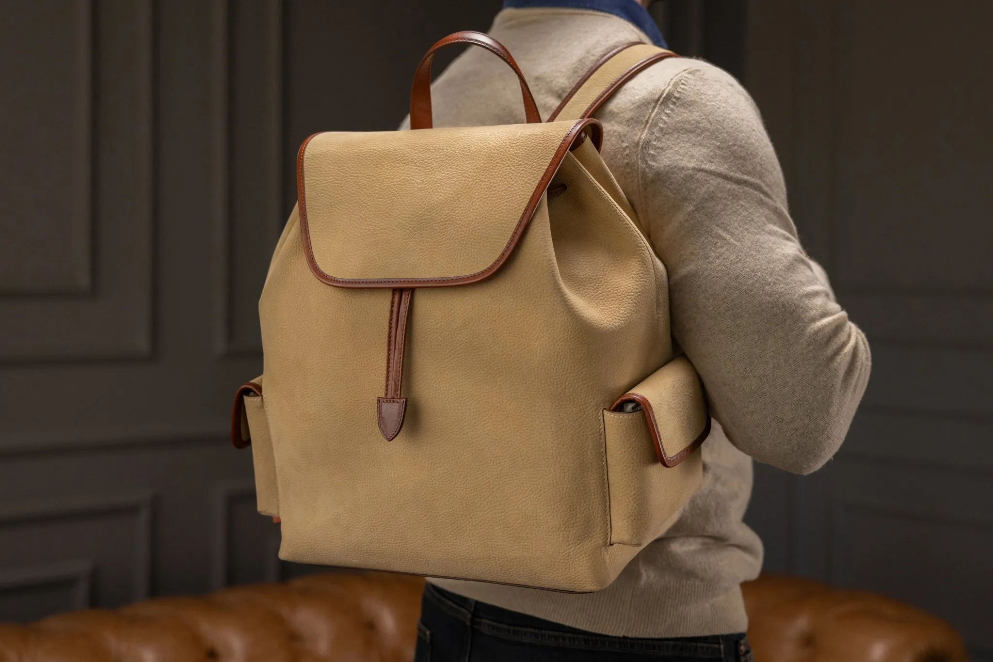 Backpack - Nubuck Beige