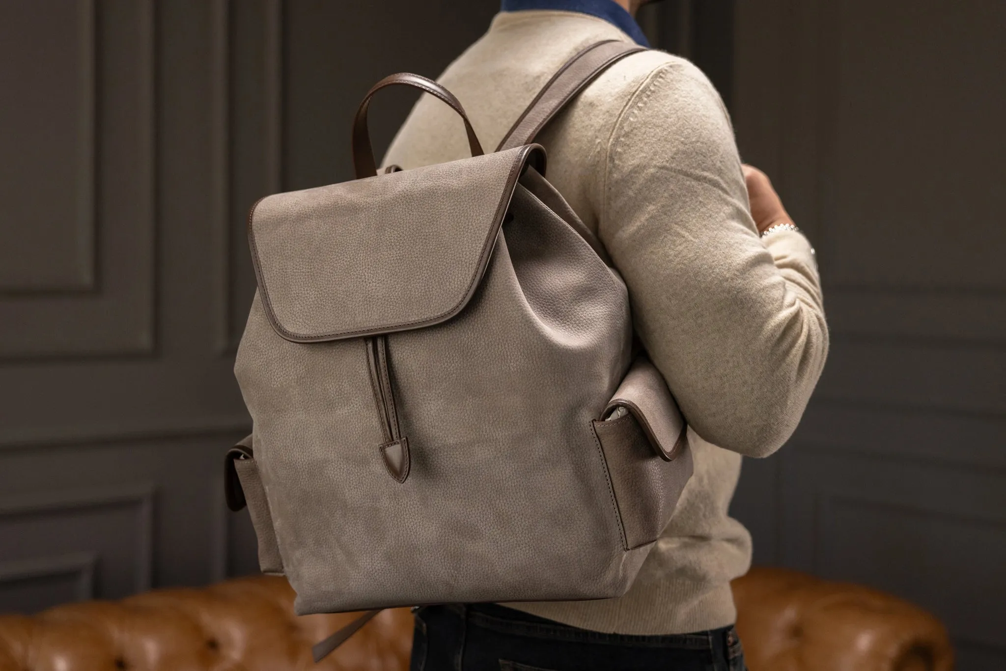 Backpack - Nubuck Grey 02