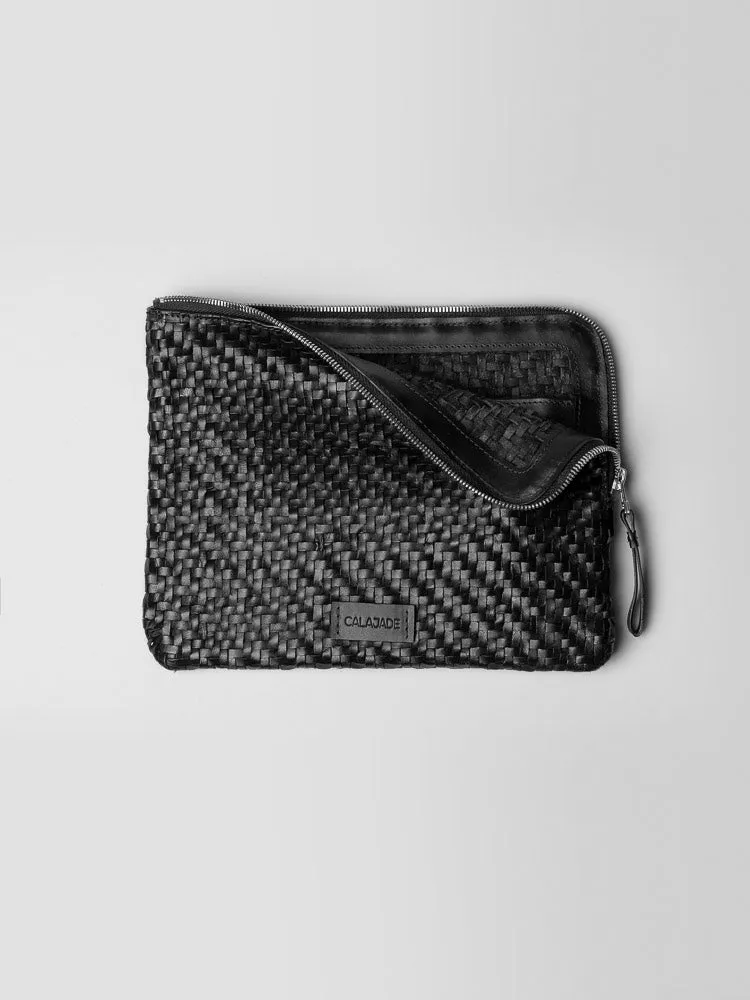 BATU S Black Twill Pouch