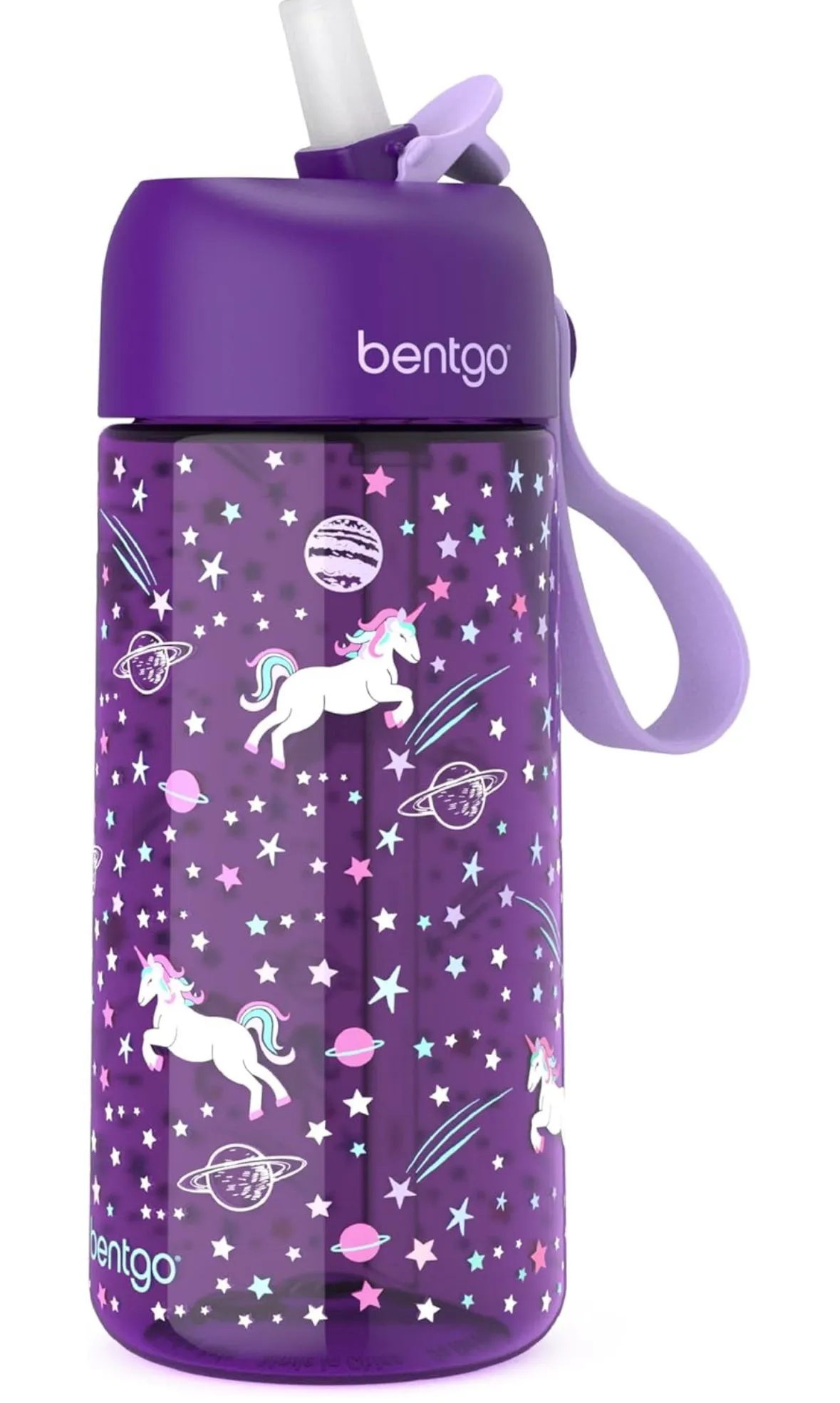 Bentgo Kids Water Bottle - Leak-Proof, Durable Tritan, BPA-Free 15 oz