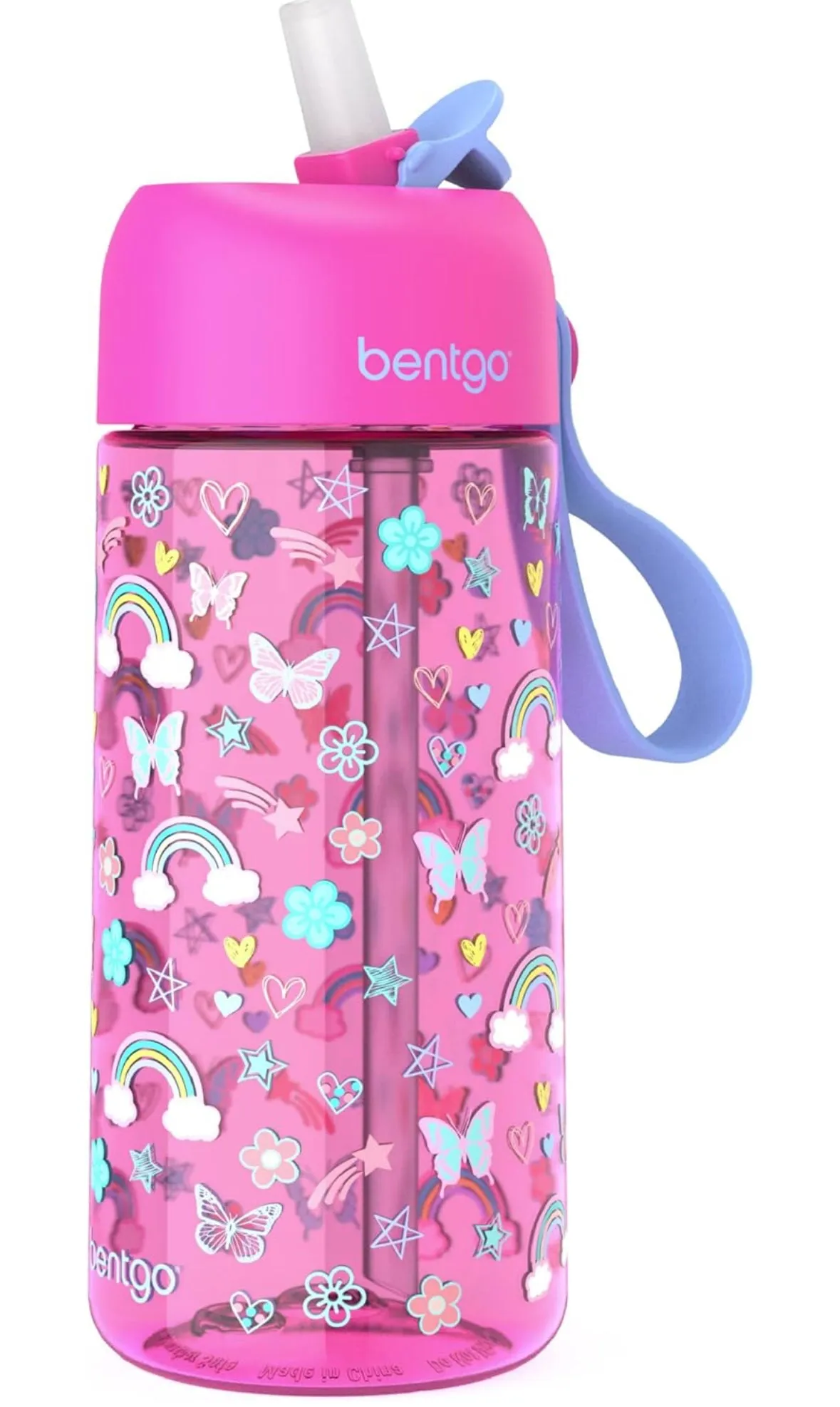 Bentgo Kids Water Bottle - Leak-Proof, Durable Tritan, BPA-Free 15 oz