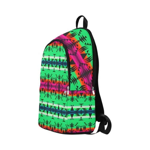 Between the Mountains Deep Lake Fabric Backpack for Adult