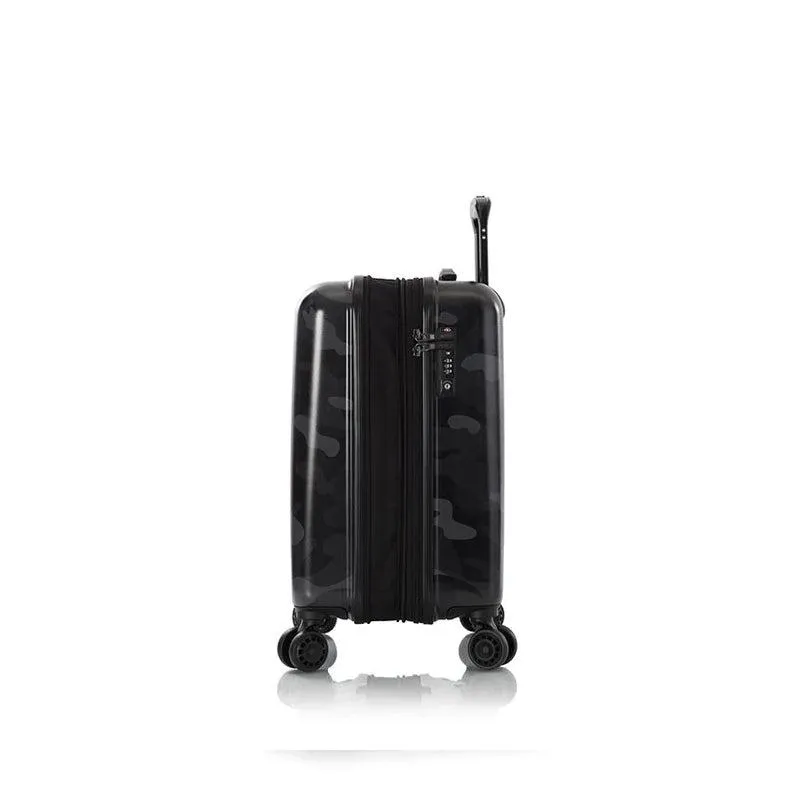 Black Camo Hardside Carry-On Luggage