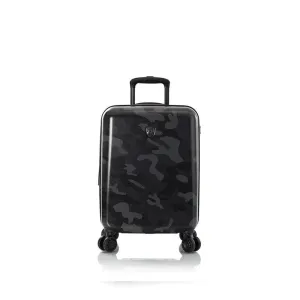 Black Camo Hardside Carry-On Luggage