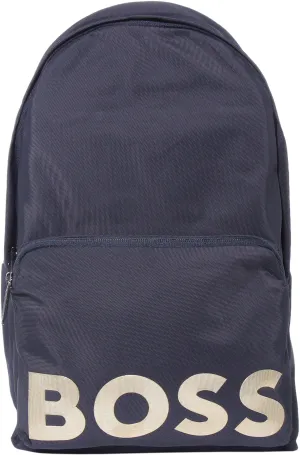 Boss Catch Backpack In Navy For Men