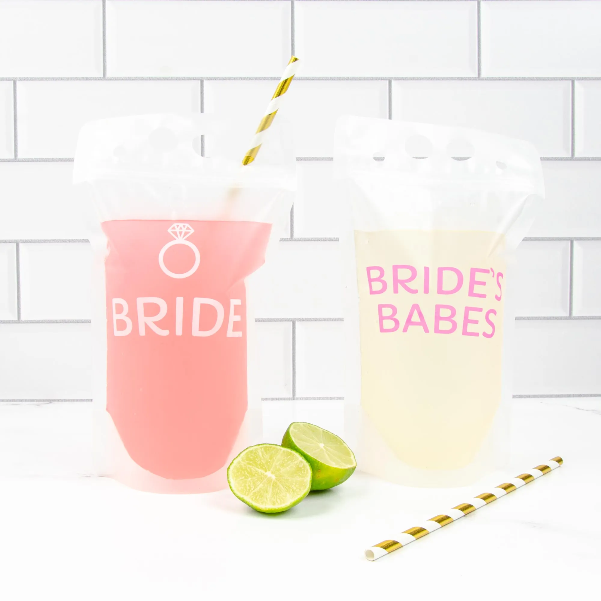 Bride's Babes Drink Pouches