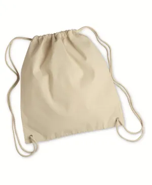 Canvas Drawstring Backpack