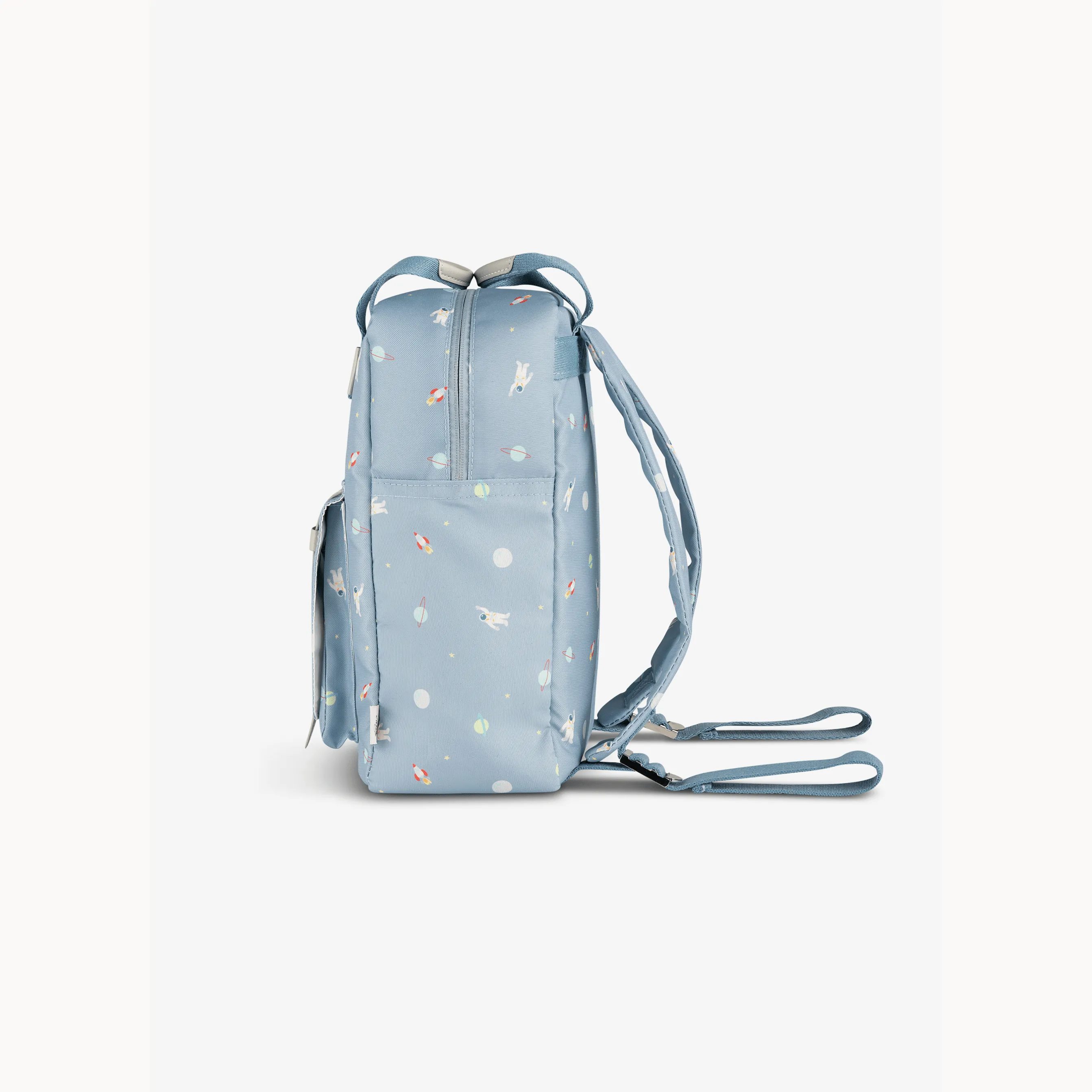 Citron Kids Backpack - Spaceship Dusty Blue