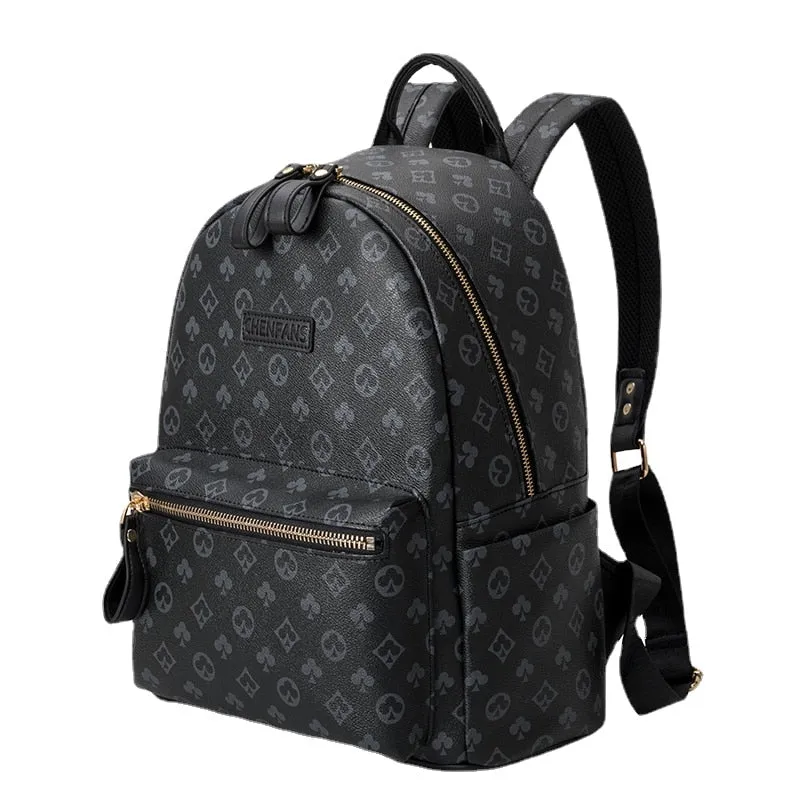 Clover Pattern Casual Men Backpack