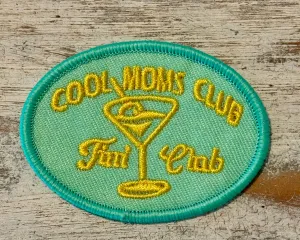 Cool Moms Tini Club Iron On Patch