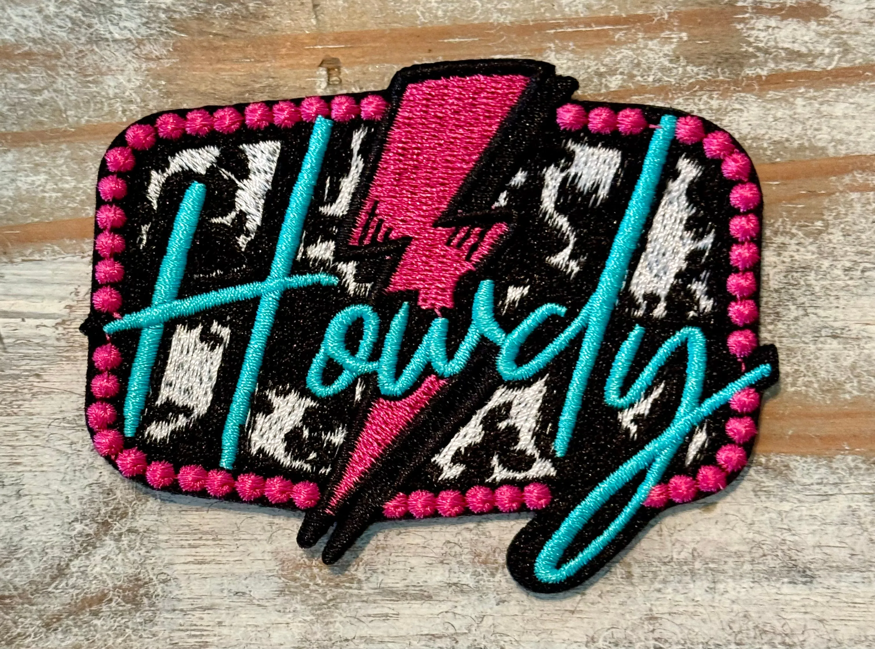 Cowgirl Themed Iron On Patches