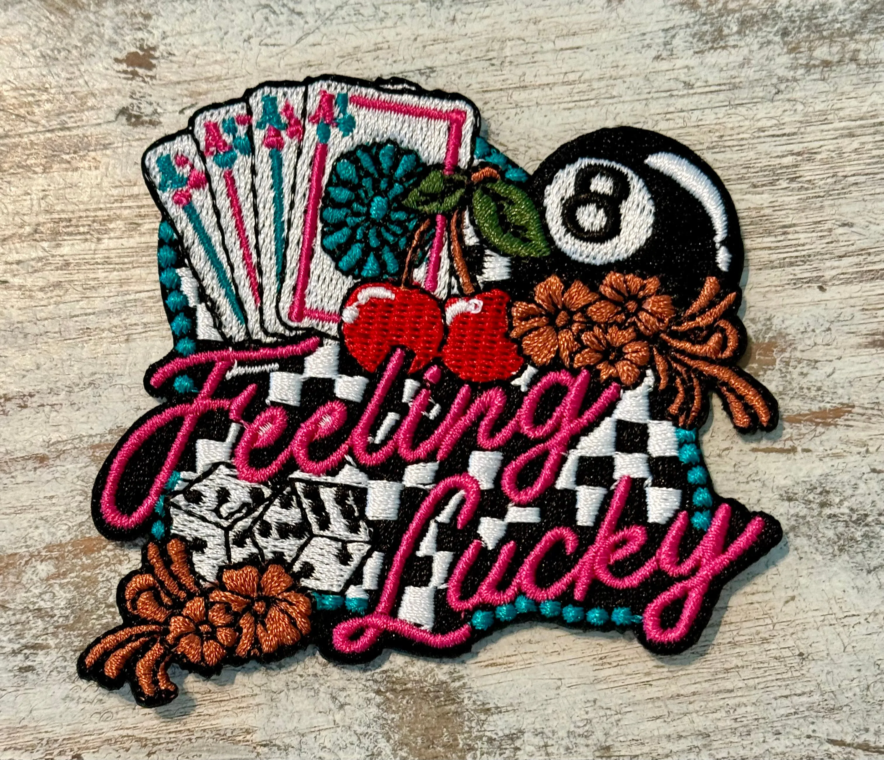 Cowgirl Themed Iron On Patches