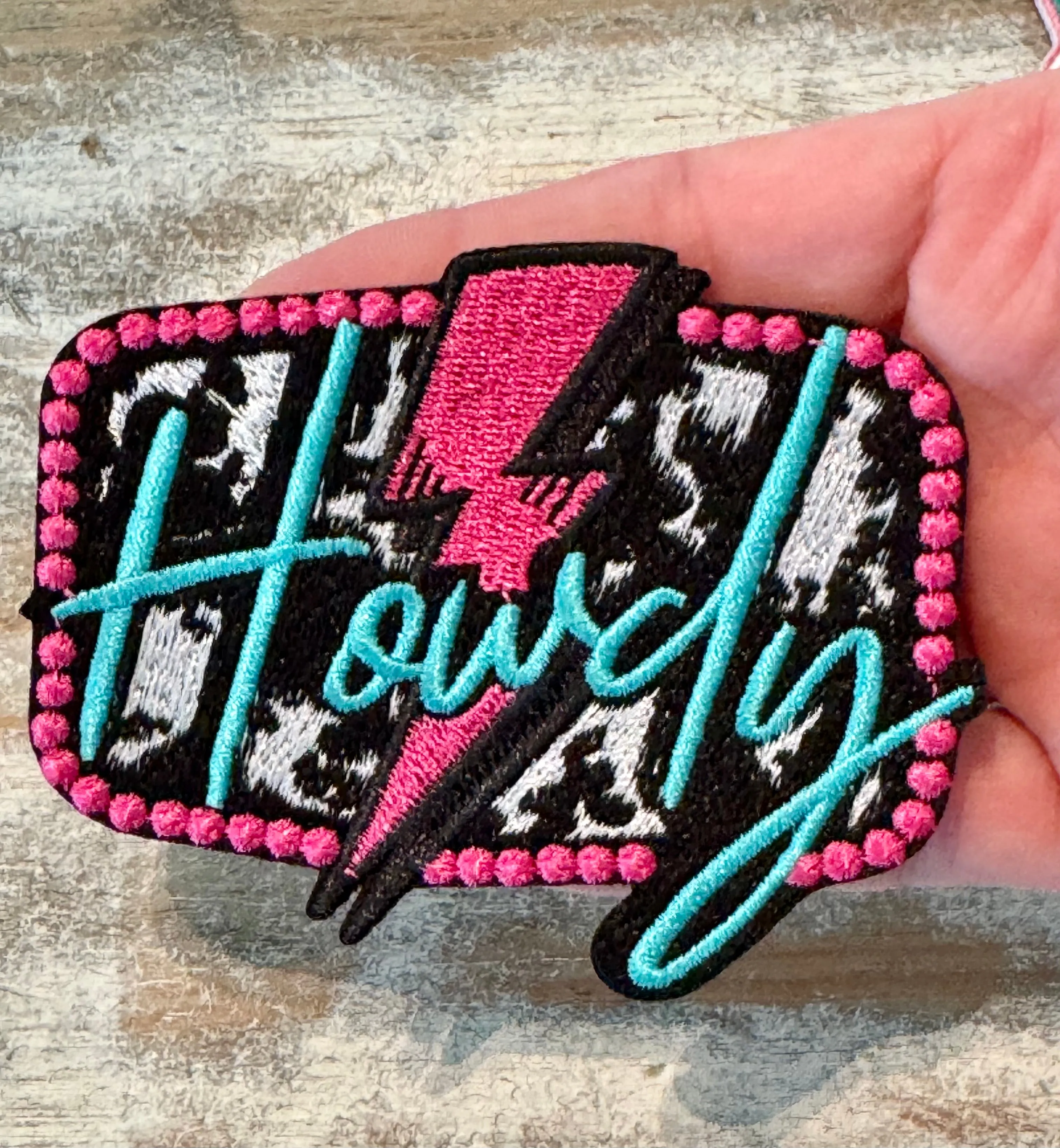 Cowgirl Themed Iron On Patches