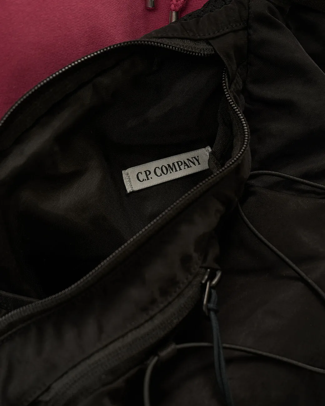 C.P. Company Nylon B Crossbody Rucksack Black