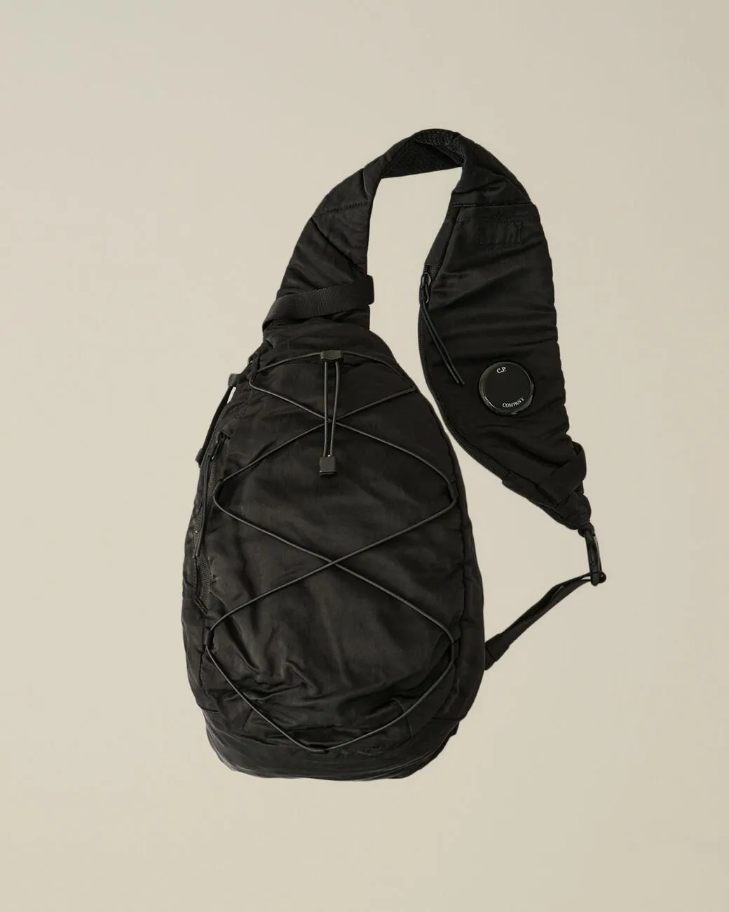 C.P. Company Nylon B Crossbody Rucksack Black