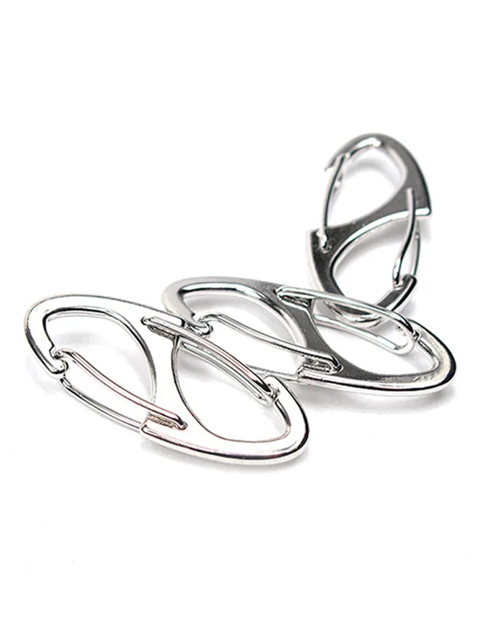 Double-Ended S-Shaped Aluminum Carabiner Clip