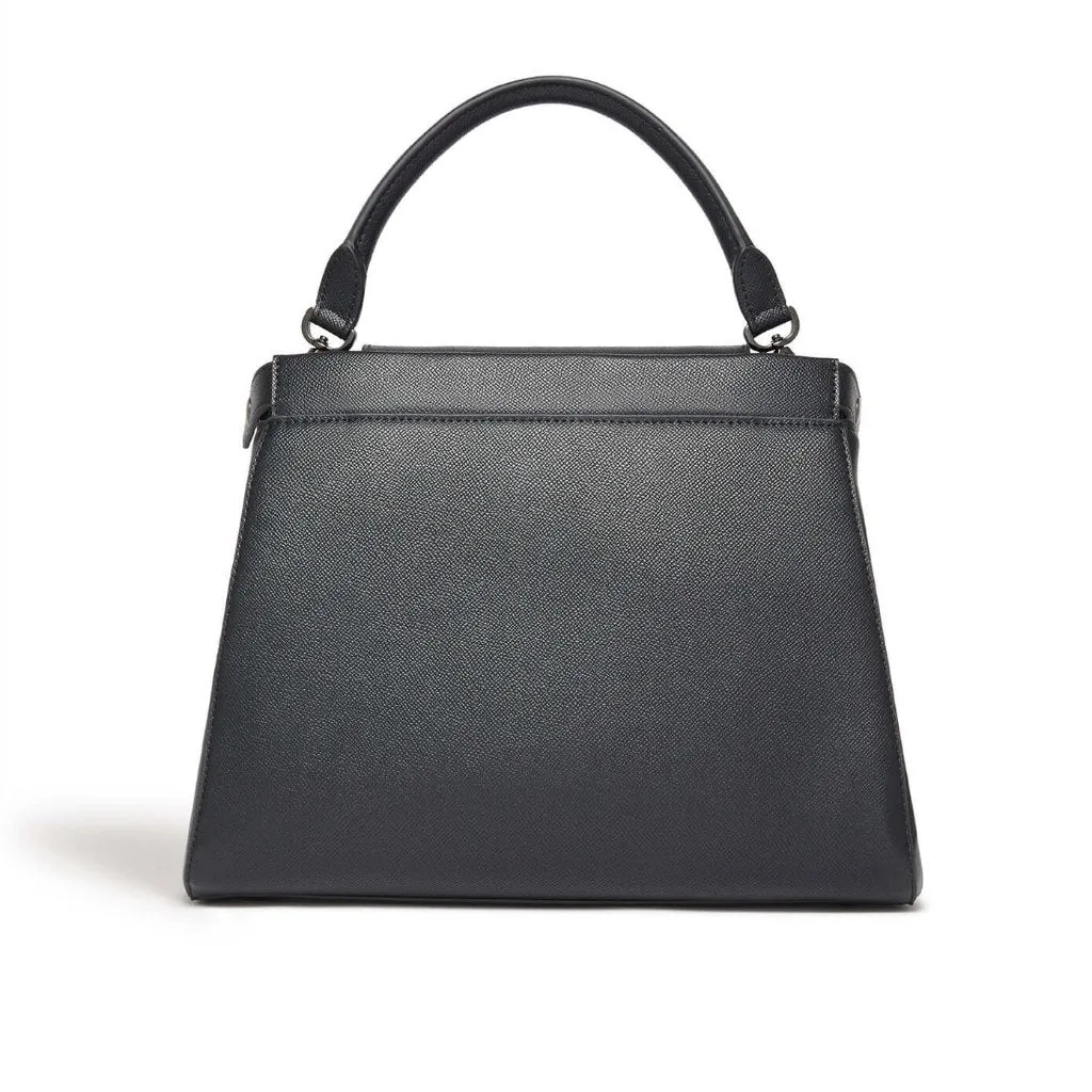 Elm Vegan Shoulder Bag in Black