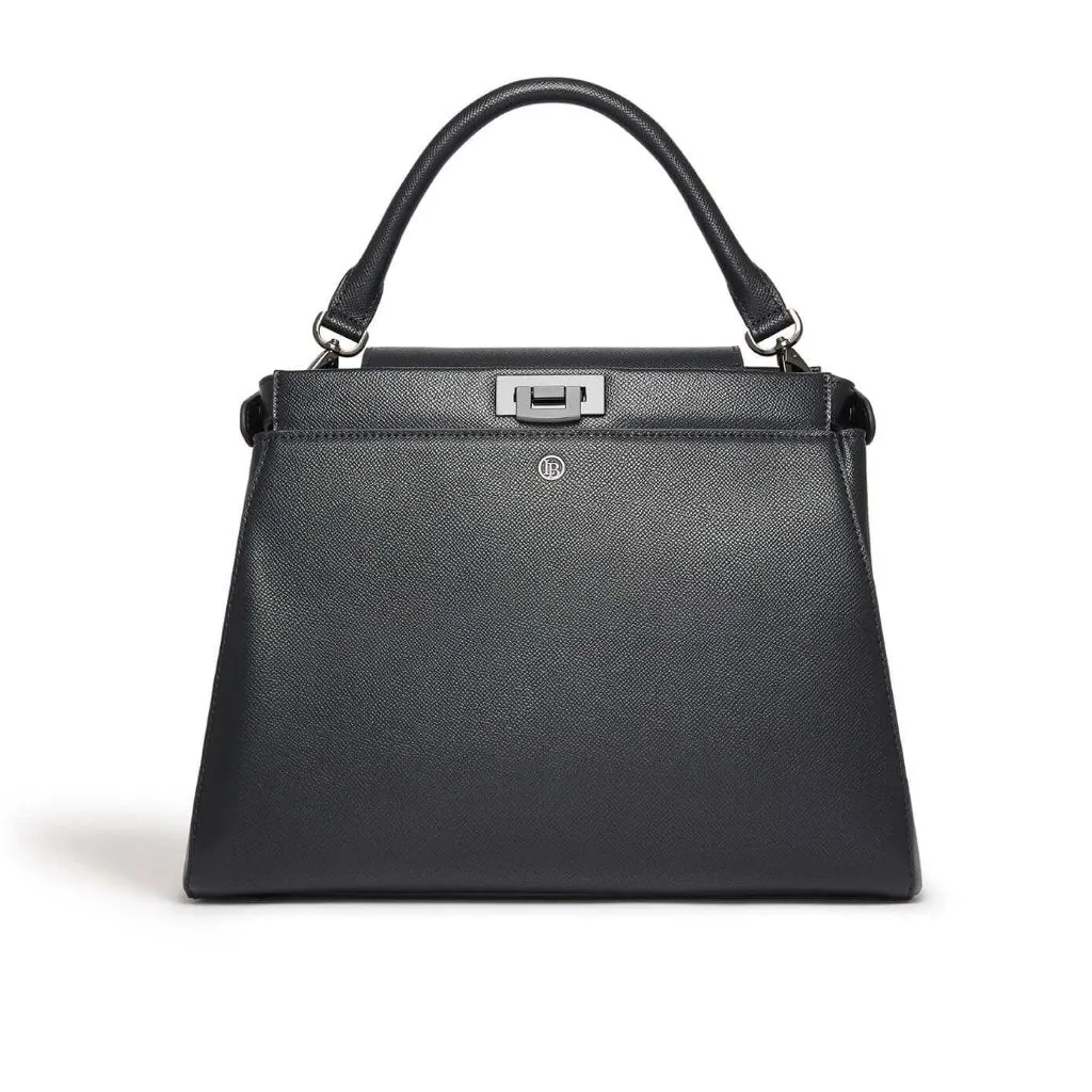 Elm Vegan Shoulder Bag in Black