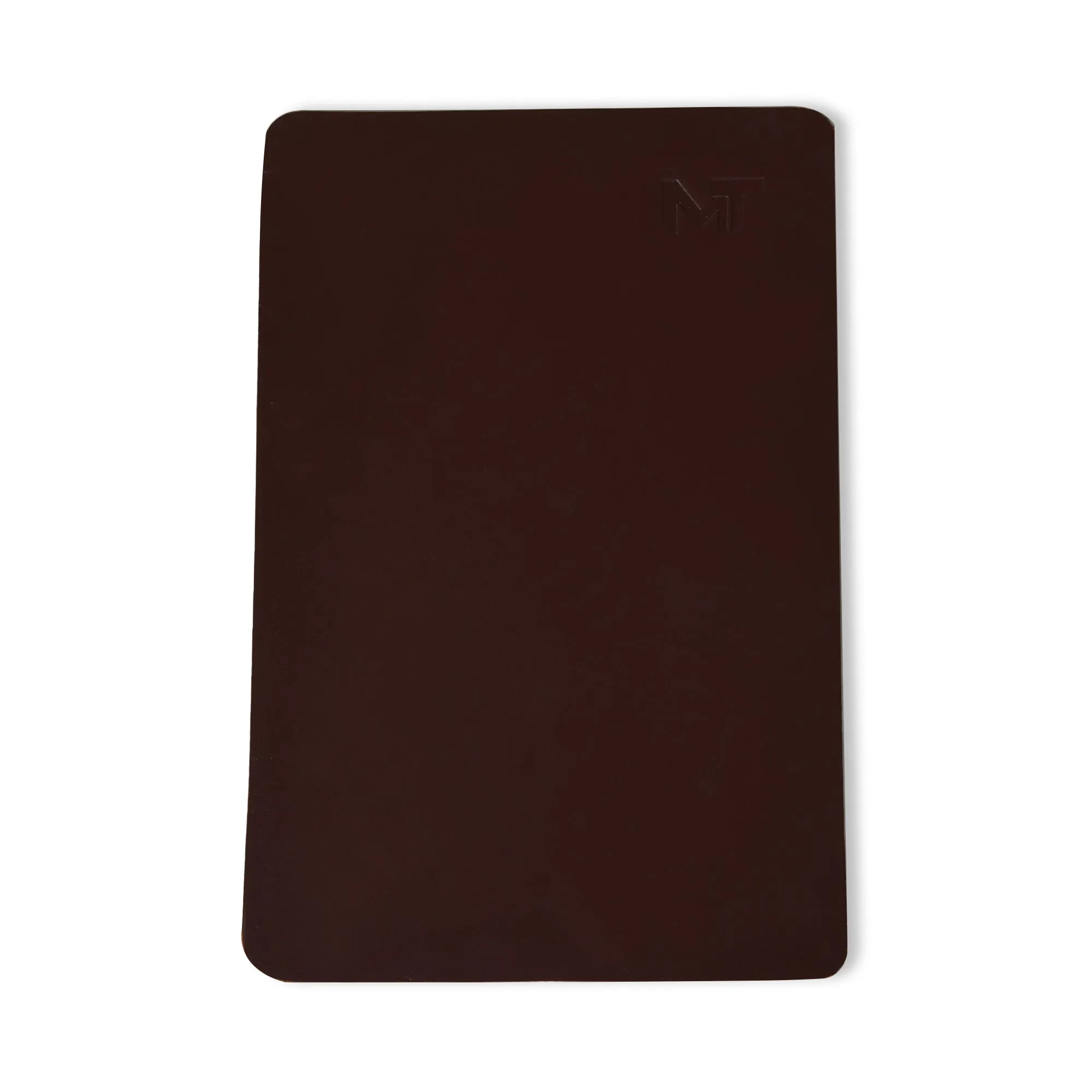 Espresso Elegance Leather Desk Mat   Mouse Pad