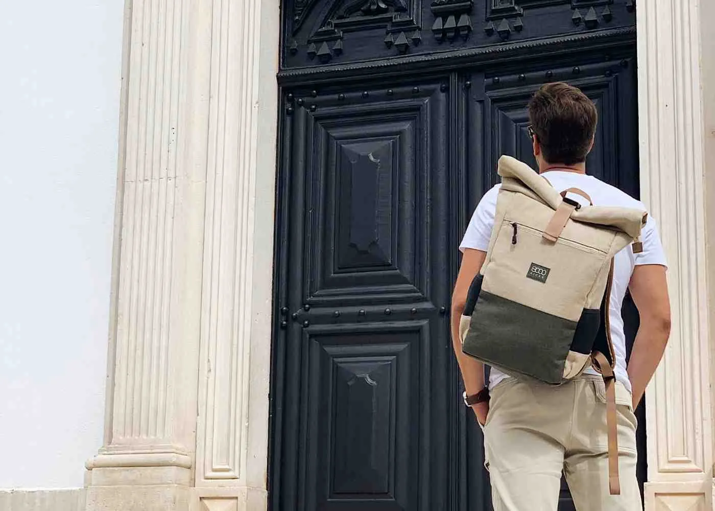 Everyday Vegan Hemp Backpack | Navy Blue