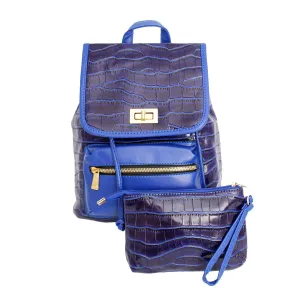 Fashionable Blue Backpack: Perfect Travel Carry-Ons & Everyday Bag for Women