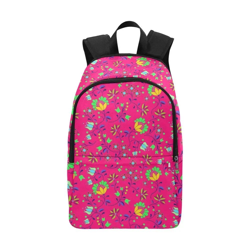 Fleur Indigine Rouge Backpack for Adult