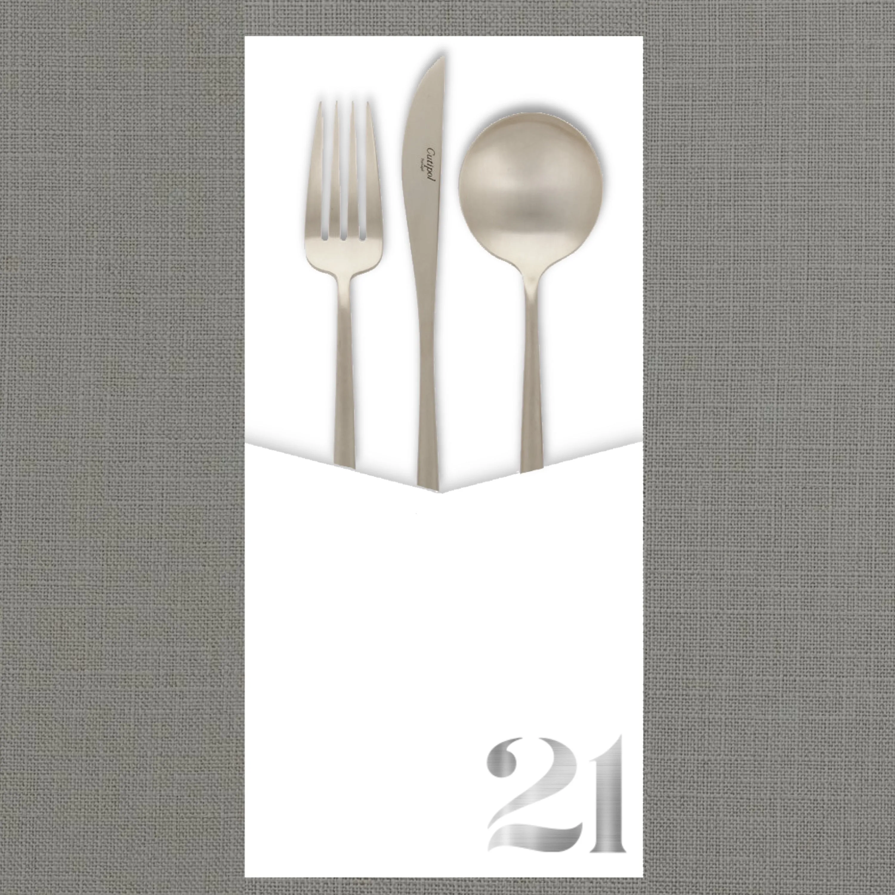 Foil Celebrate! 21 - Cutlery Pouch