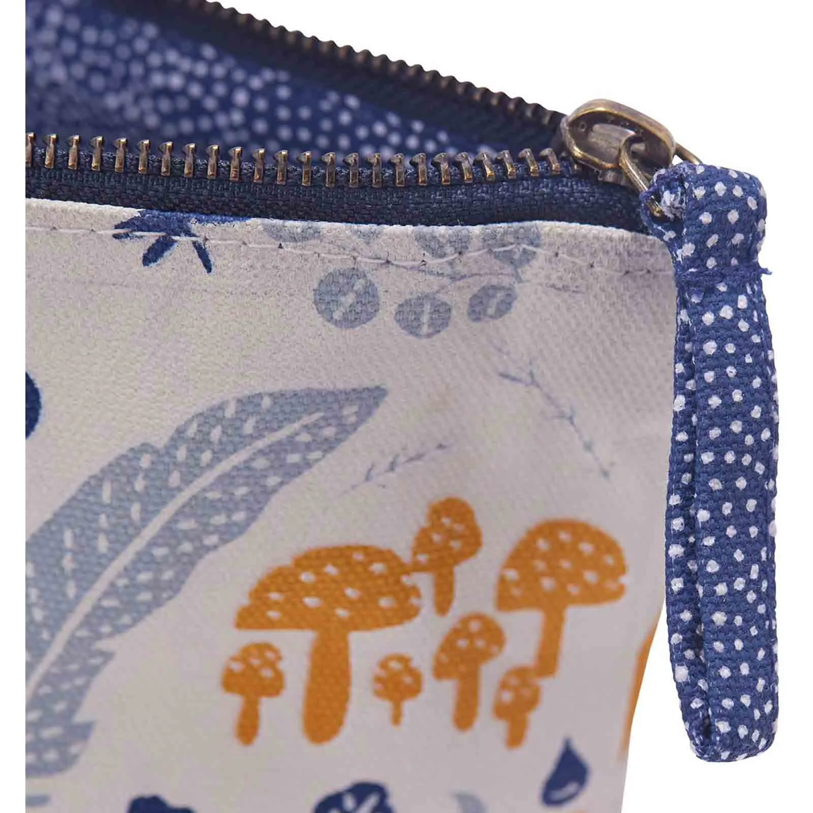 Fox and Feathers Large Relaxed Pouch