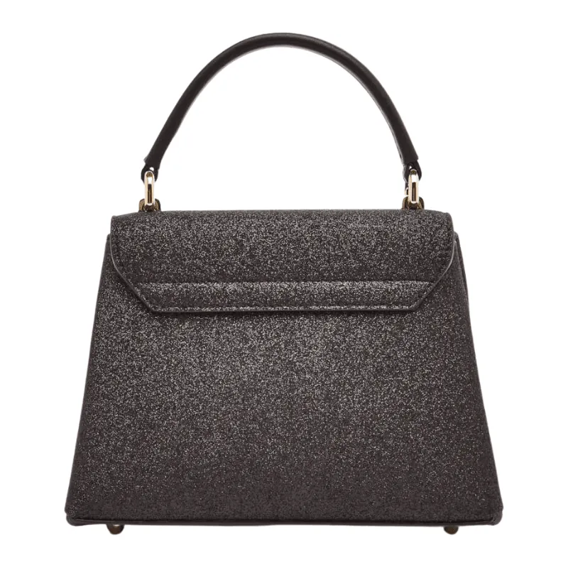 Furla 1927 Mini Top Handle - Nero   Microglitter