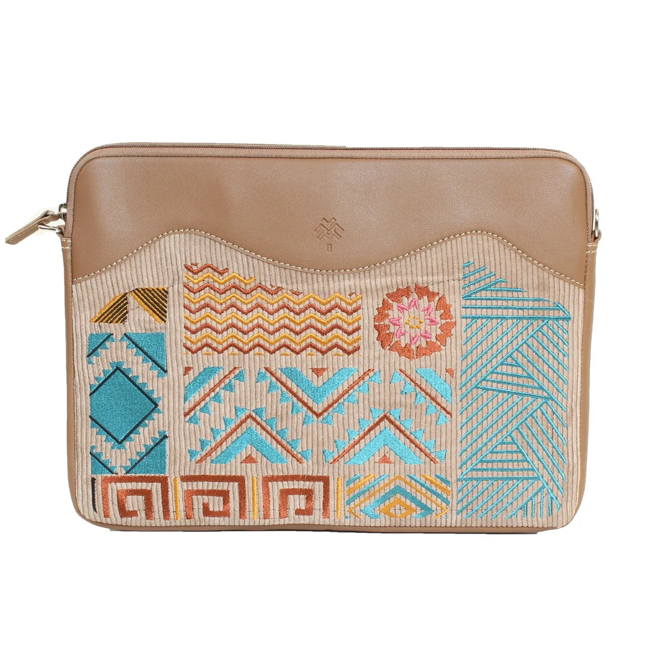 Geometric Laptop Sleeve Cafe