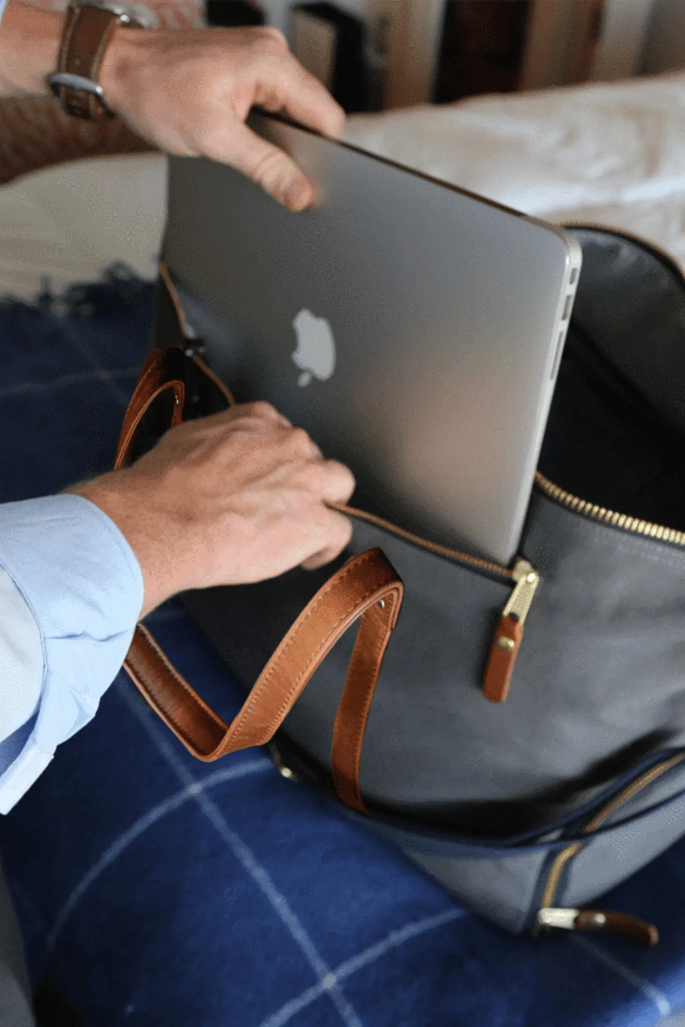 Hunter Green Waxed Canvas Heritage Weekender Duffel