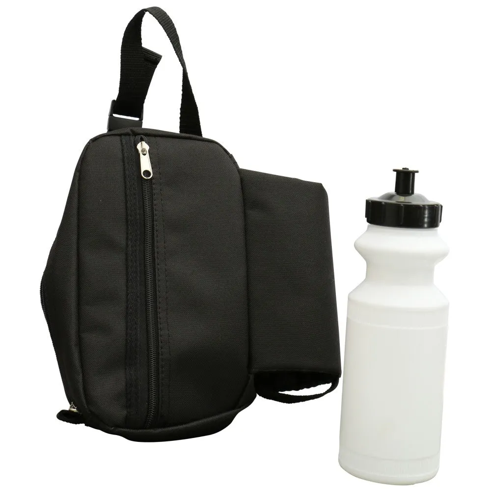 Insulated Water Bottle and Zipper Pouch Case