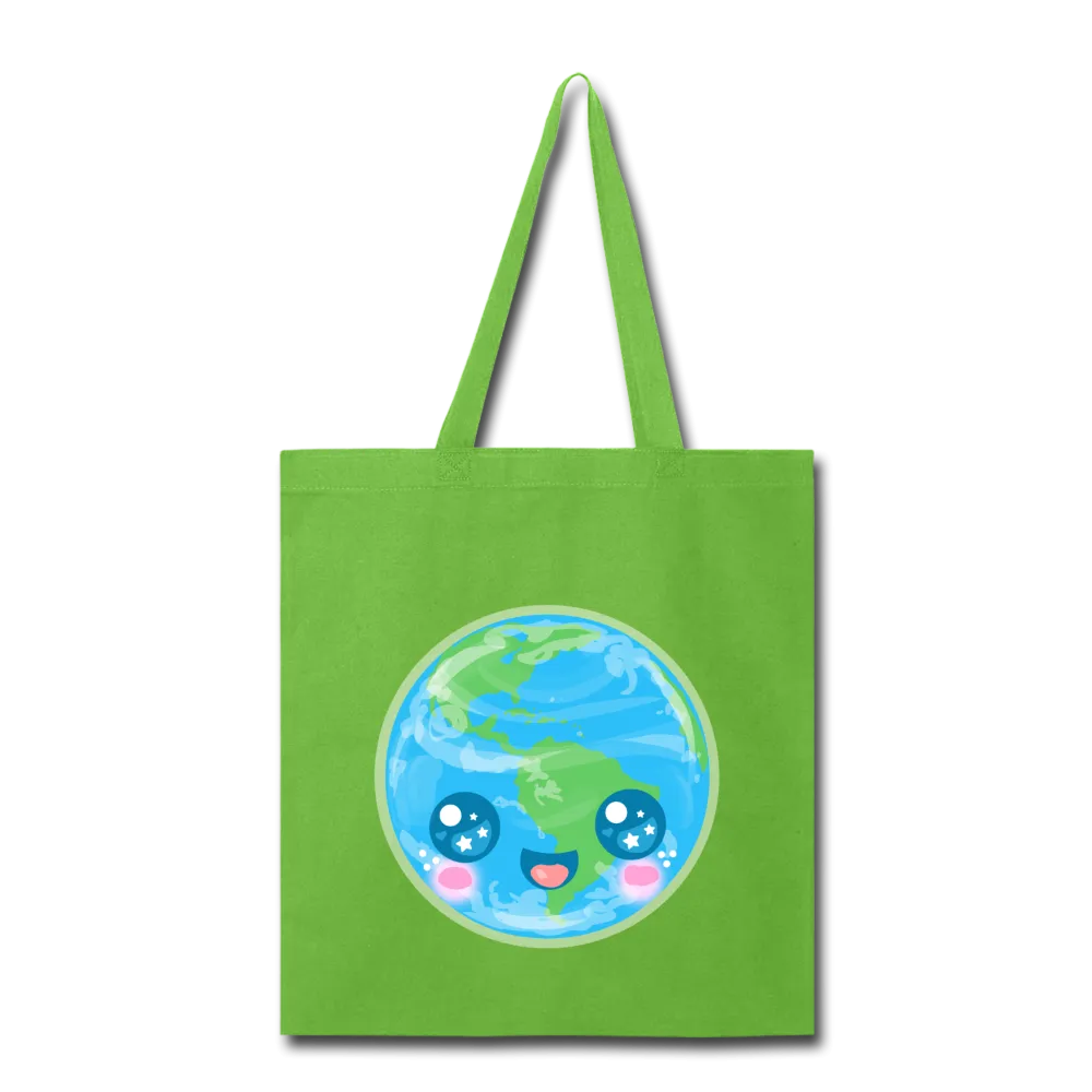 Kawaii Earth Tote Bag