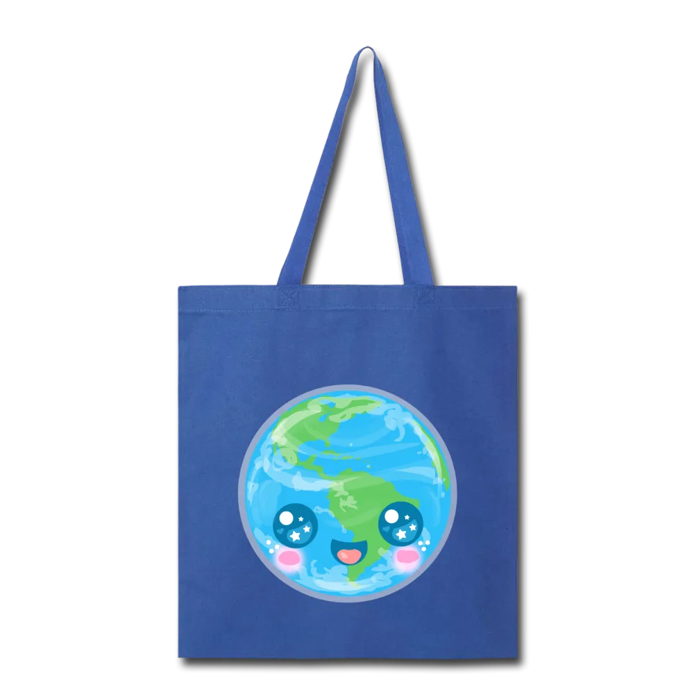 Kawaii Earth Tote Bag