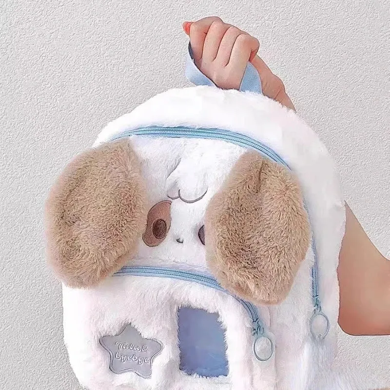 Kawaii Plush Puppy Backpack