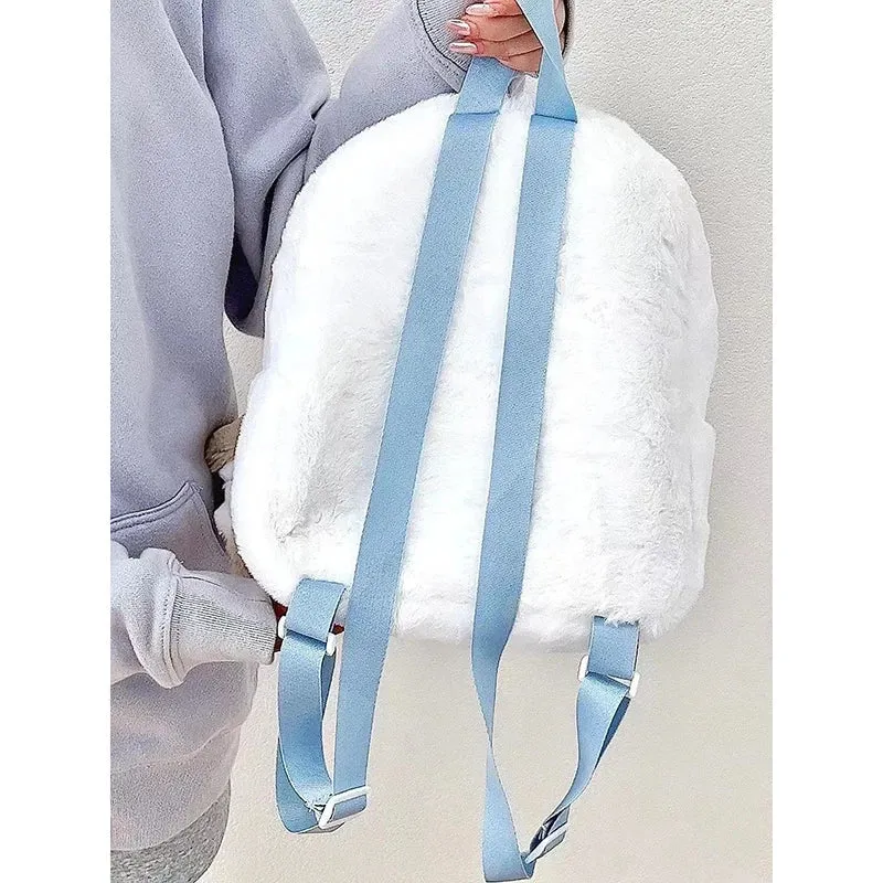 Kawaii Plush Puppy Backpack