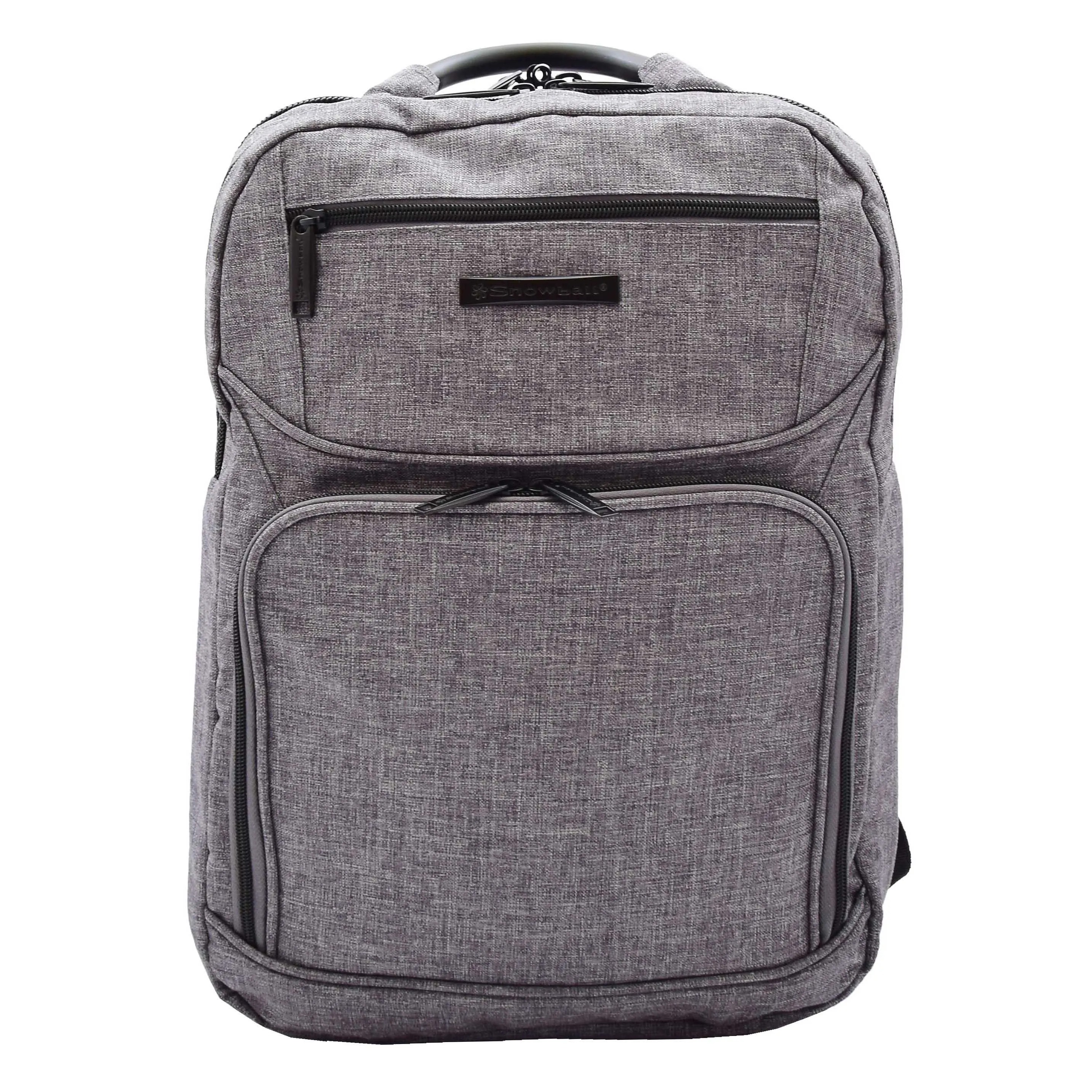 Laptop Backpack Soft Polyester Jean Casual Travel Office Daypack Bag A531 Grey