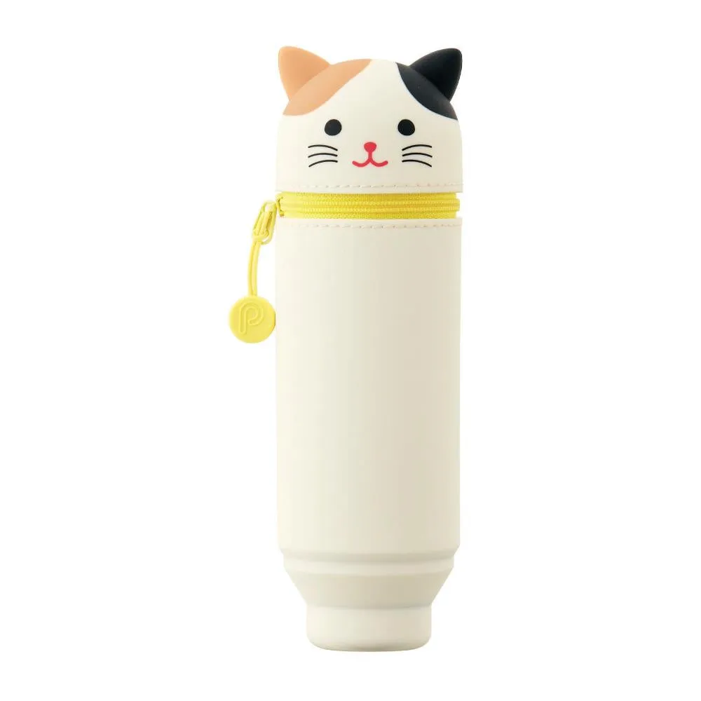 Lihit Lab Punilabo Stand Up Pen Case - Calico Cat