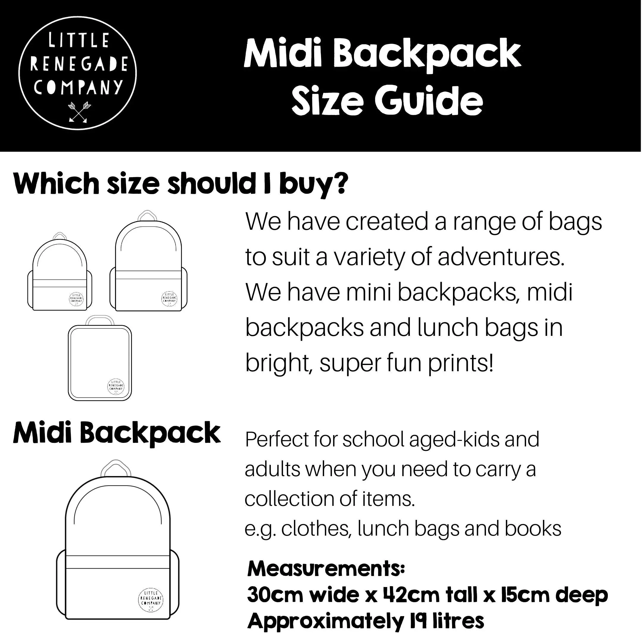 Little Renegade Company Backpack - MIDI - Tropic