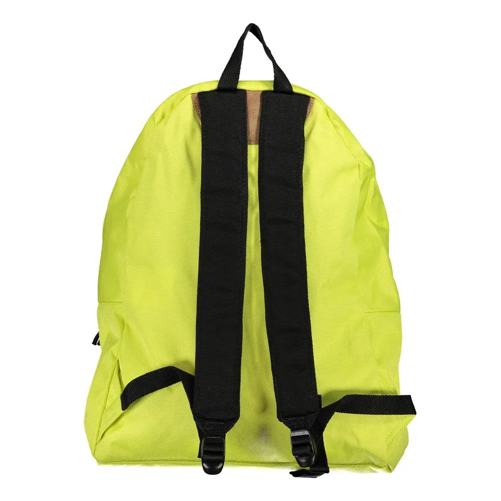 Napapijri Yellow Cotton Men Backpack