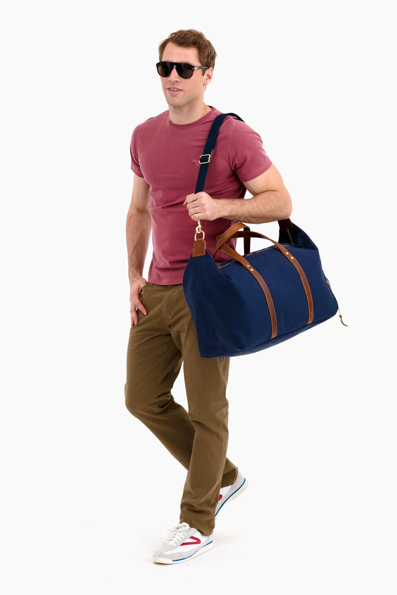 Navy Canvas Heritage Weekender Duffel