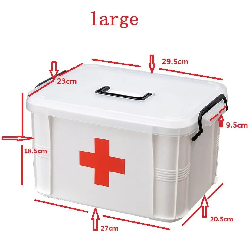 Plastic Multi-Layer First Aid Box