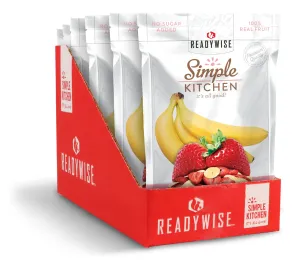 ReadyWise - Simple Kitchen Strawberries & Bananas - 6 Pack