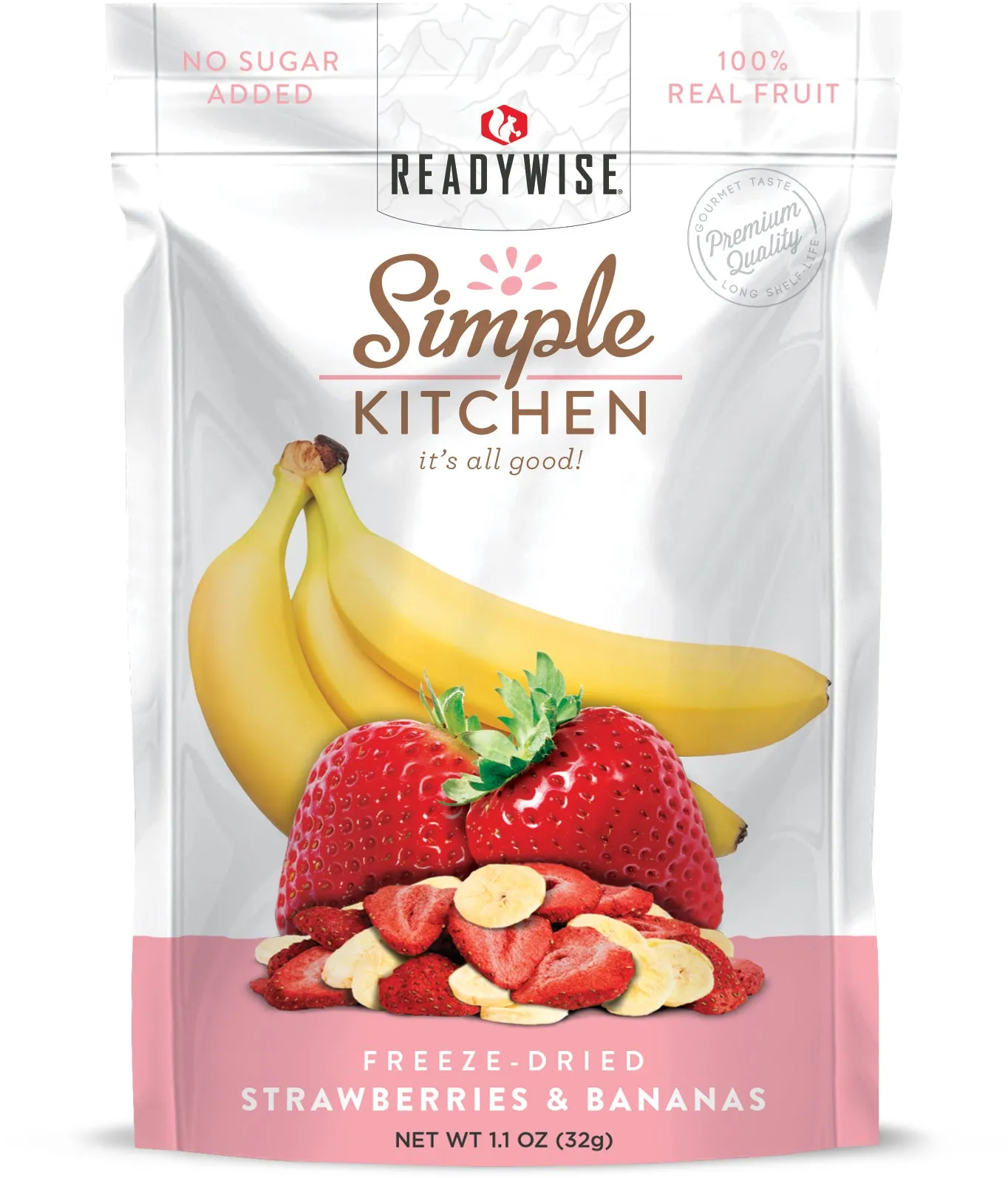 ReadyWise - Simple Kitchen Strawberries & Bananas - 6 Pack