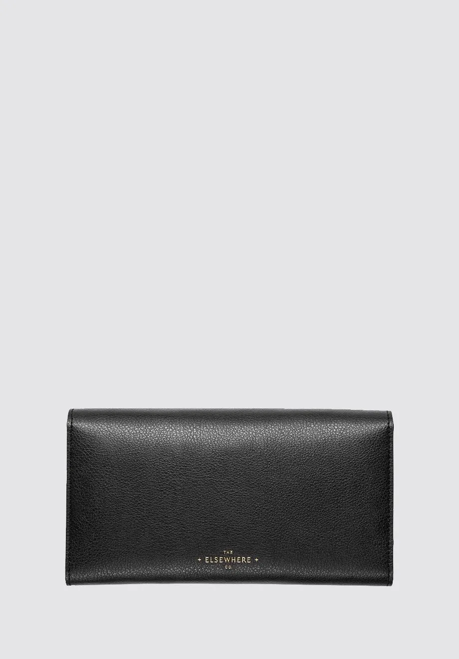 Recycled Leather Women's Wallet | Nightfall Black