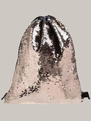 Smart Sparkle Sequin Drawstring Bag