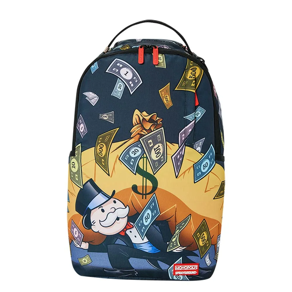 Sprayground Monopoly Money Bag Backpack B4895